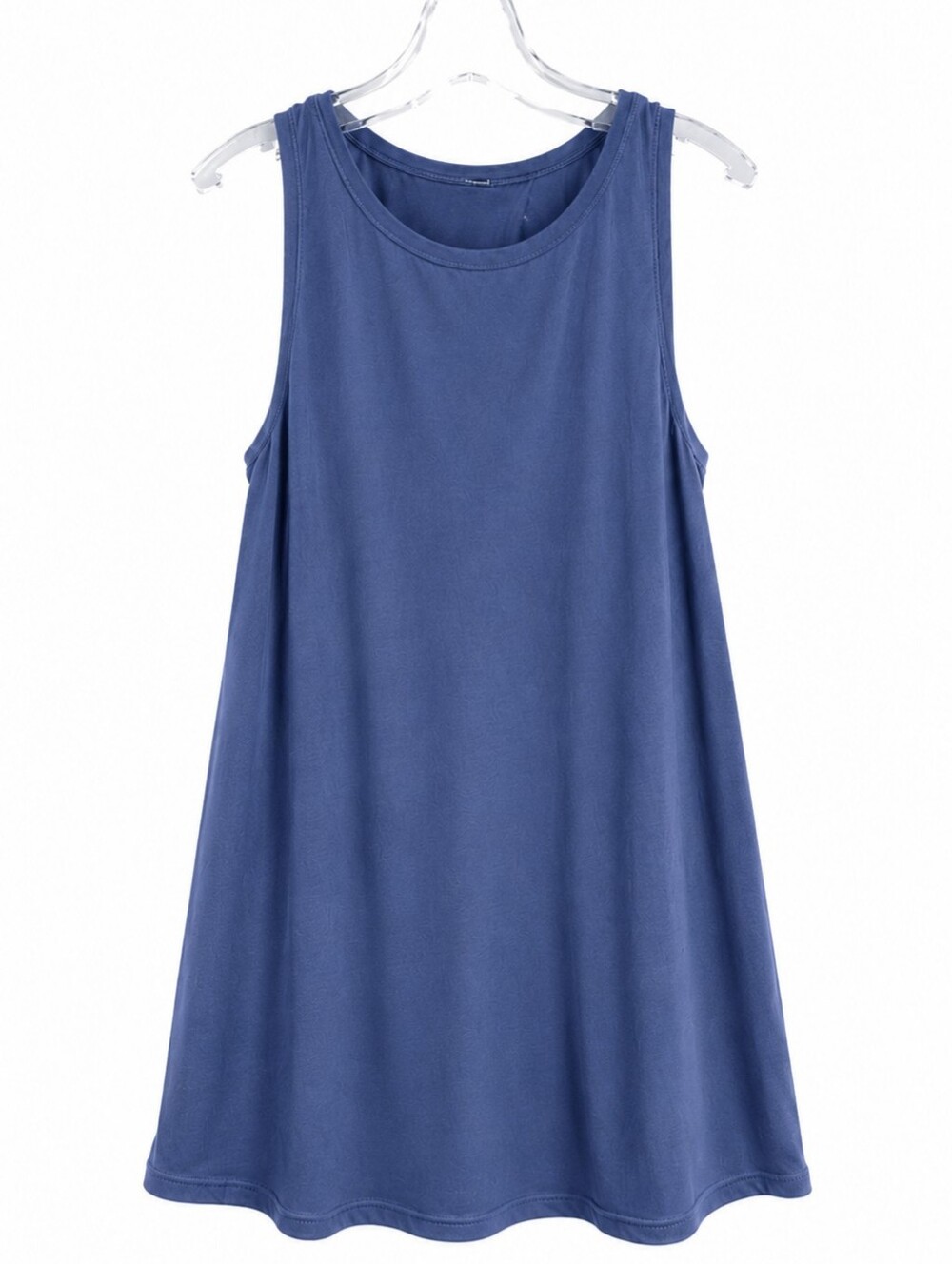 Lululemon Women's Size 8 Blue Open Back Swing Tank Tunic Dress Sleeveless Cover